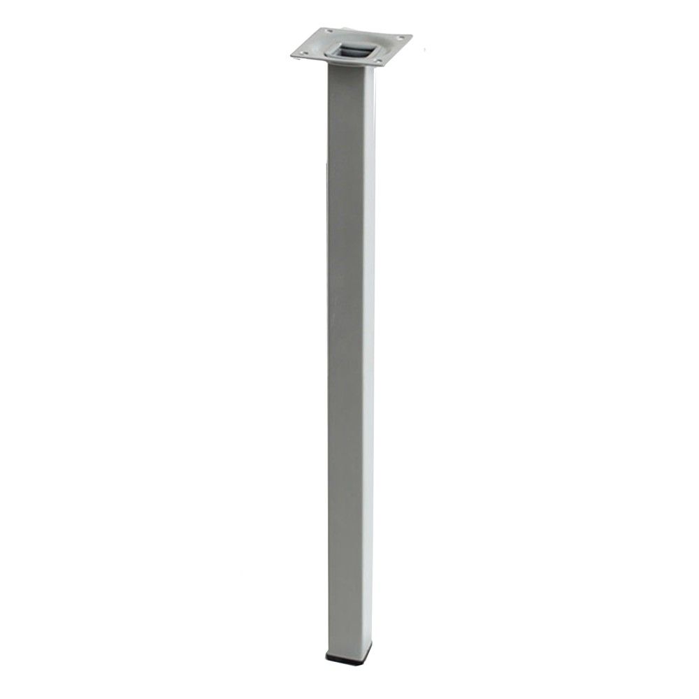 Këmbë Katrore Metalike X-25 25x400mm 400mm Me Veshje Te Kromuar