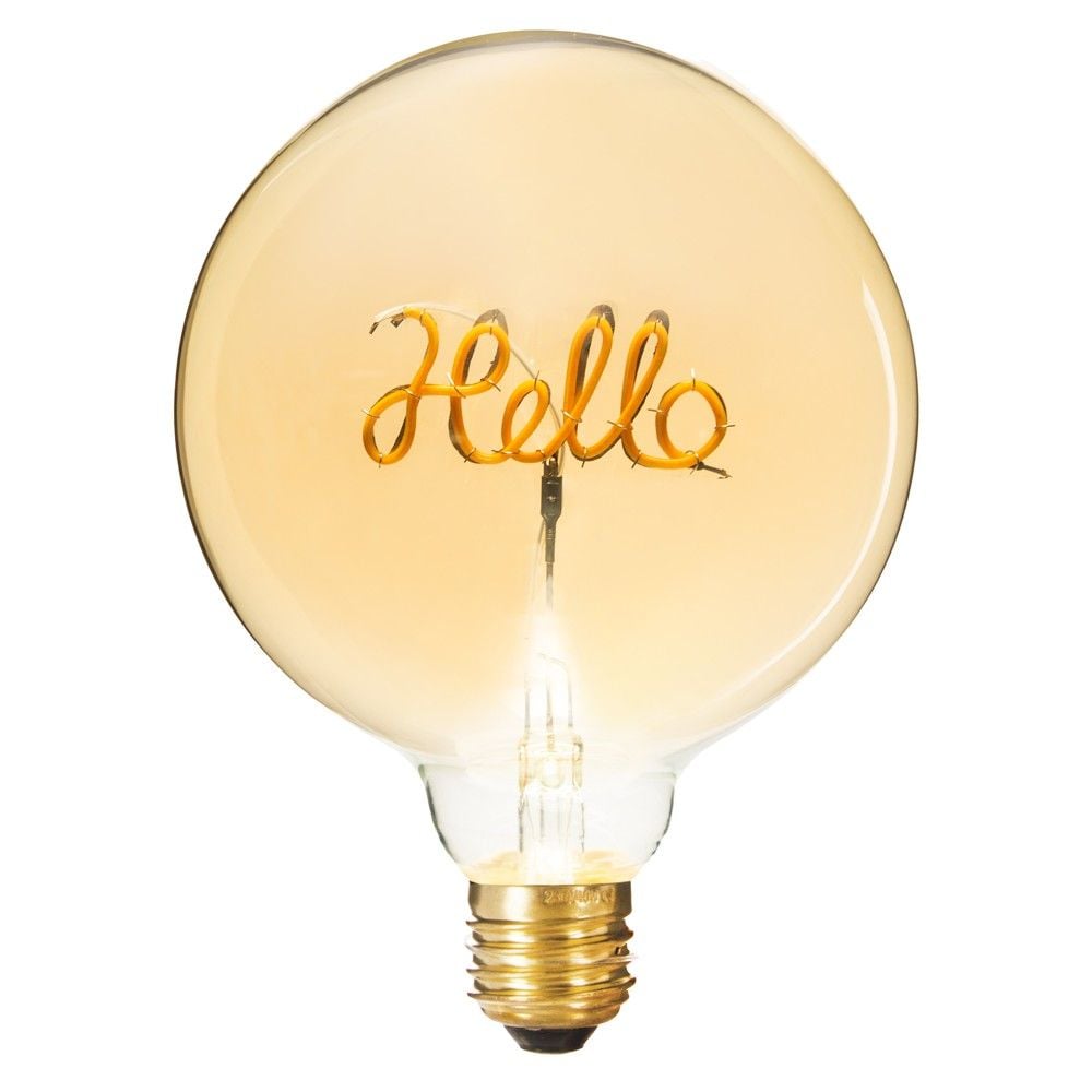 Llampe LED HELLO, Filament, E27, 6W, 2200K, 510lm, 220V-240V AC, D. 12