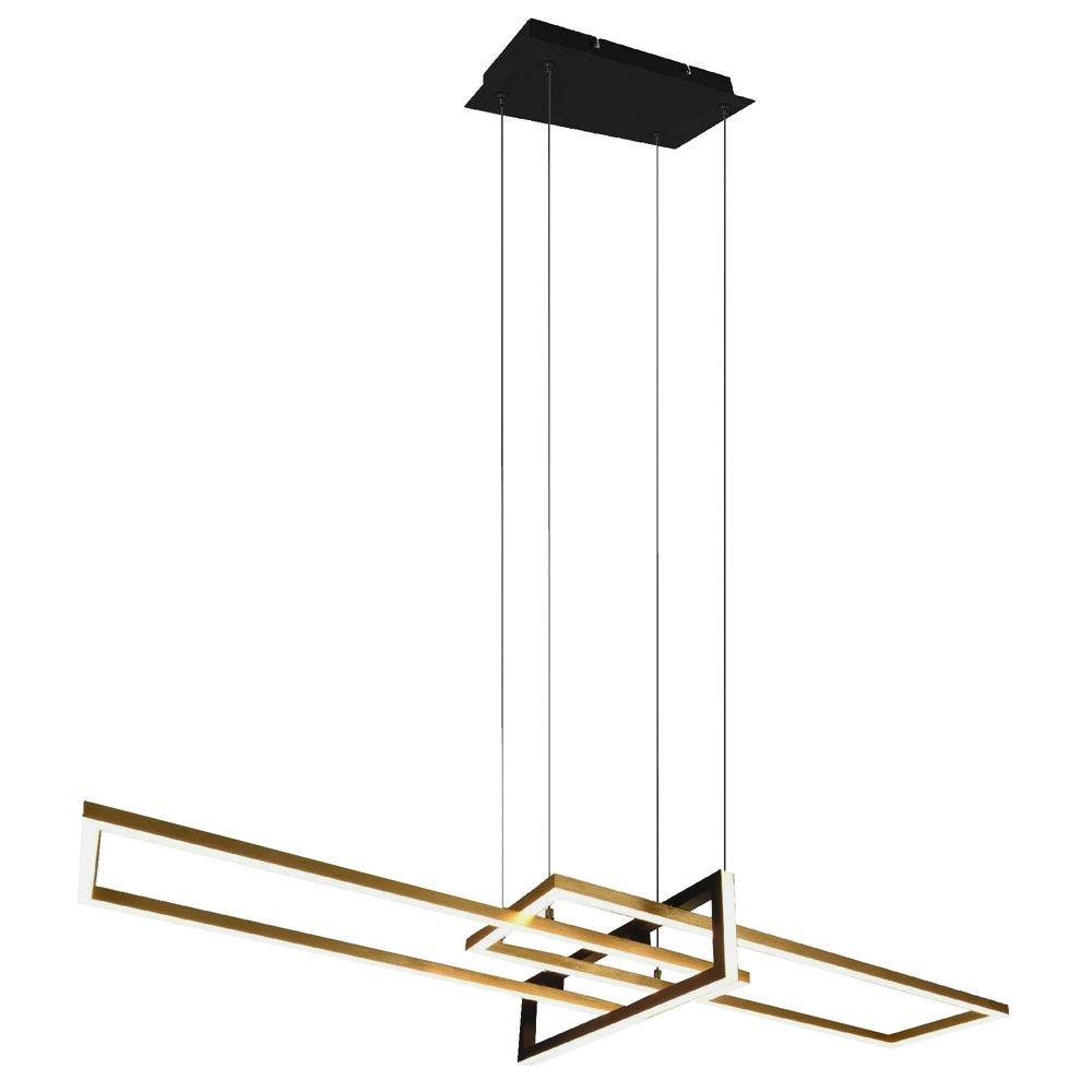 Trio SALINAS 34W 3000K Ndricues I Varur Led 34 4200lm Gold