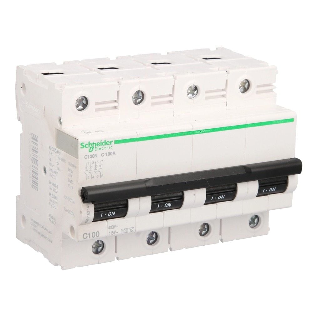 Schneider Electric C120N 4P, 100A, 10kA, kurba C Automat,Nderpreres Magneto-termik