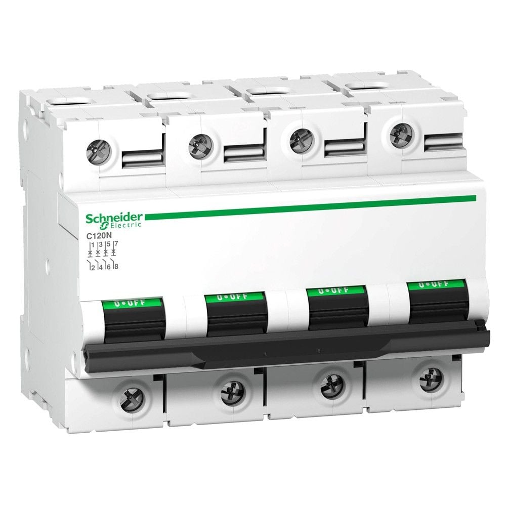 Schneider Electric C120N 4P 120A 10kA Kurba C Automat,Nderpreres Magneto-termik