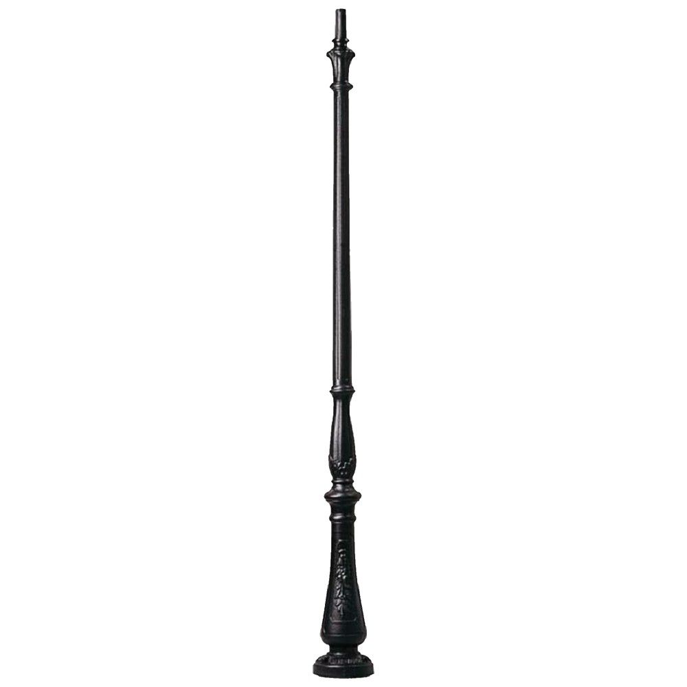 Shtyllë ndriçimi, Tabor, H300 cm, rezinë, e zezë