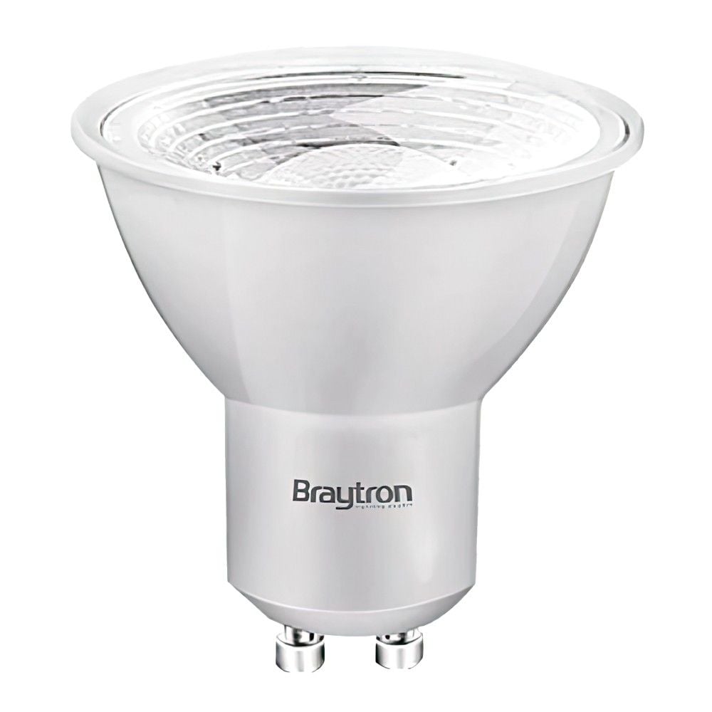 Braytron GU10 6W 3000K 38D 220-240V Llambë LED Spot AC E Dimerueshme