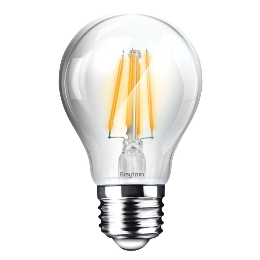 Llambë LED BRAYTRON, Filament, E27, A60, 7W, 6500K, 220V-240V AC
