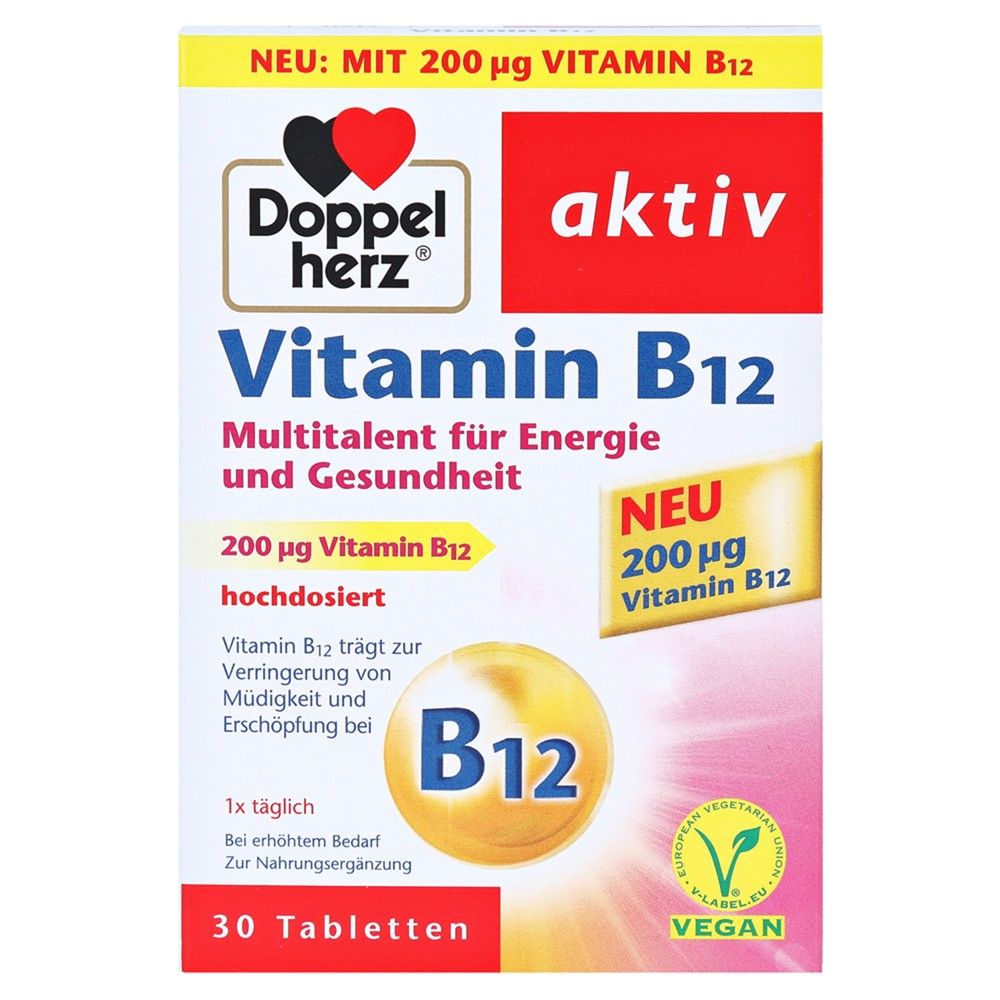 Doppelherz Suplement ushqimor me vitaminë B12, Vitamin B12
