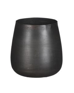 Flower pot, S, black, Ø11 xH11.5 cm