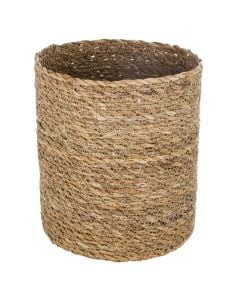 Bssket, L, straw, natural, 24xH24 cm