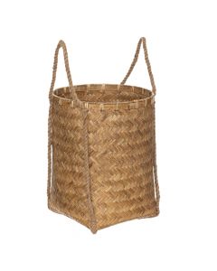 Storage basket, Louka, bamboo, brown, M-D32xH41 cm