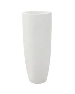 Flower pot, acrylic, white, 44x44x122 cm