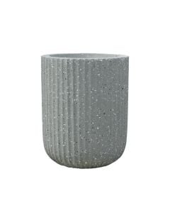 Flower pot, acrylic, anthracite, 40x40x50 cm