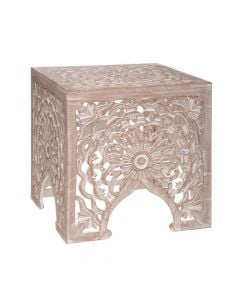 Side table, Terre, S, mdf, natural, 40x40xH41 cm