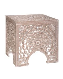 Side table, Terre, M, mdf, natural, 45x45xH46.5 cm