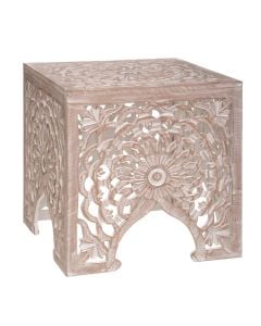 Tavolinë anësore, Terre, M, mdf, natyrale, 45x45xH46.5 cm