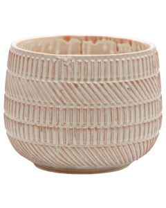 Vazo lulesh, qeramike, terrakotë, 36.5x36.5x25.5 cm