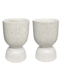 Vazo lulesh, S, qeramike, Gri