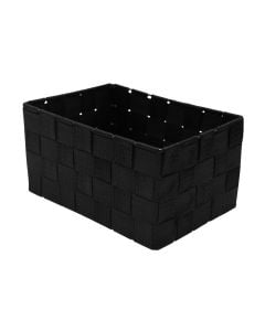 Storage basket, S, nylon, black, 20x15xH12 cm