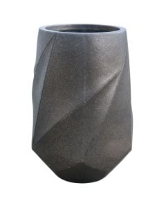 Vazo lulesh, M, argjilë, ngjyrë bakri, 52.5x52.5xH71.5 cm