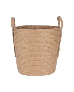 Decorative basket, Timeless Elegance, S, rattan, natural, 23xH23 cm