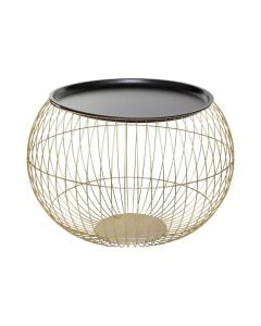 Tavolinë anësore, S, alya, hekur, floriri, Ø49xH35 cm