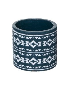 Vazo lulesh, çimento/rërë, blu, Ø7.7 xH7.7 cm