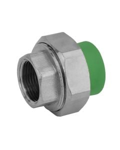 Bashkues hollandez PPR-metalik me filete. Ø25x3/4"  F. CJPF3007F.