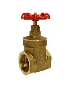 Brass gate valve (thread) 1-1/2" PN16