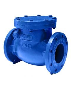 Non-return valve DN 150 PN 10 with flange and metal closures
