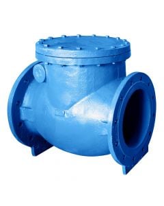 Non-return valve DN 250 PN 10 with flange and metal closures