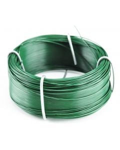 Wire round wire, plastic dress, 1.2 mm x 50 m, green