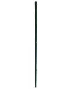 Garden perimeter pole, green, metal , 38x2000 mm