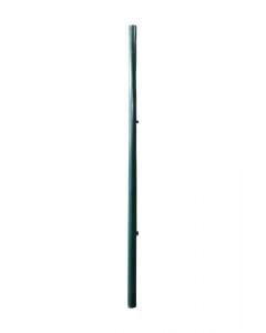 Garden perimeter pole, green, metal,  38x2250 mm
