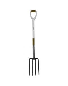 Solid garden fork, WORTH, steel/plastic, 112 cm