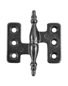 Cupboard  hinges, metal, bronze color, right opening, 65x55mm.