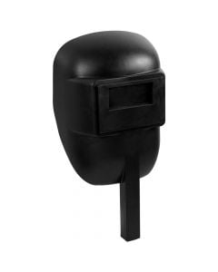 Maskë saldimi me dorezë, PVC, e zezë