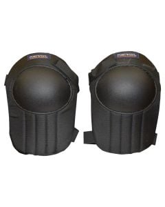 Mbrojtëse për gjunjët, plastik/poliester, e zezë