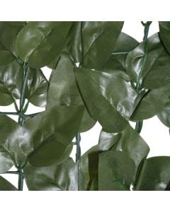 Gardh me gjethe artificiale, Evergreen Laurel, 150x300 cm, 556 gr/m², 648 gjethe/m², ngjyra jeshile