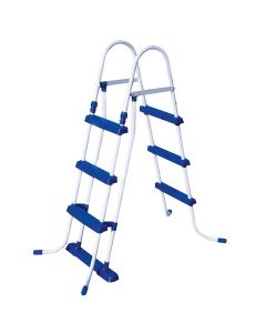 Safety ladder for swimming pools , metal, 107 cm
