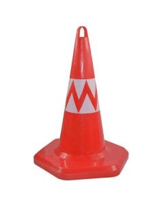 Safety cone, plastic, 50 cm