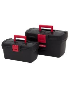 Plastic Tool Box, Set 1 + 1(13"+16") Material: Plastic