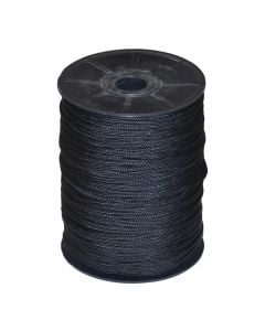 Polypropylene rope 3mm coil 250m, black color
