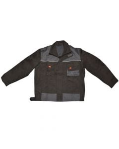 Working jacket with many pockets, polyester/cotton, gray, M