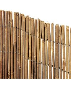 Fence, natural bamboo, Ø 0.8-1.0 / 150x300 cm