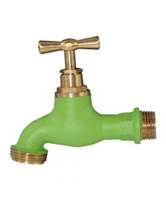 Garden faucet, bronze, green, 1/2 "