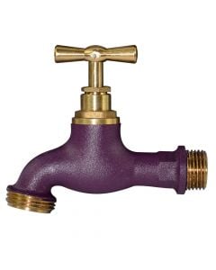Garden faucet, bronze, purple, 1/2 "
