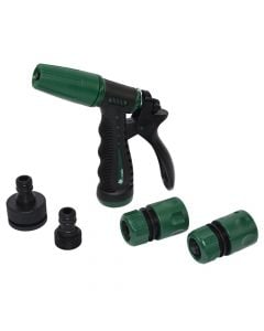 Garden spray gun, adjustable straight nozzle, plastic