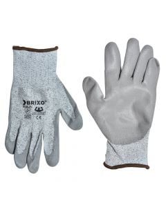 Gloves brixo rocky cotton / pu l