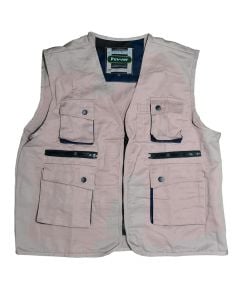 Multi-pockets work vest, 100% cotton, 235g / m2