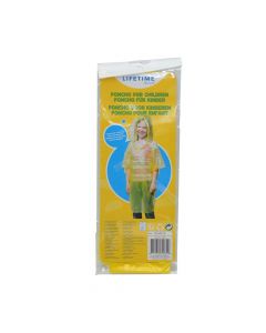 Poncho for children color yellow