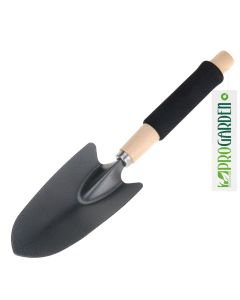 Lopatë për bimë dhe lule, metal/dru, e zezë