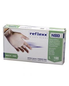 Sterile gloves, REFLEXX, nitril, blue , XL,100 PC